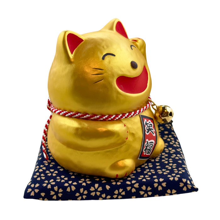 Kin no Fuku Maneki Neko (金の福招き猫) - "Golden Fortune Beckoning Cat" Ornament