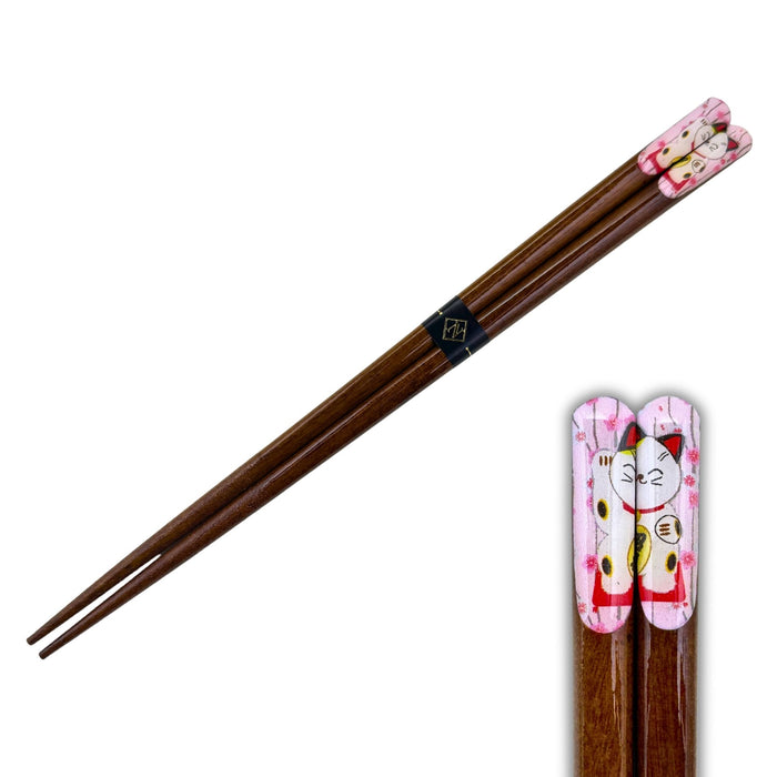 Neko Sakura to Momoiro Hashi (猫桜と桃色箸) - "Cat Cherry Blossoms and Peach Colored" Chopsticks