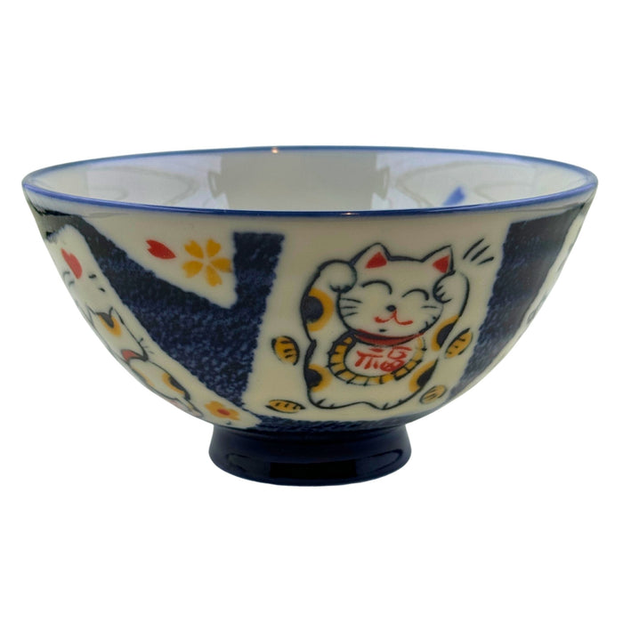 Maneki Neko no Megumi Wan (招き猫の恵み碗) - "Blessings of the Beckoning Cat" Bowl