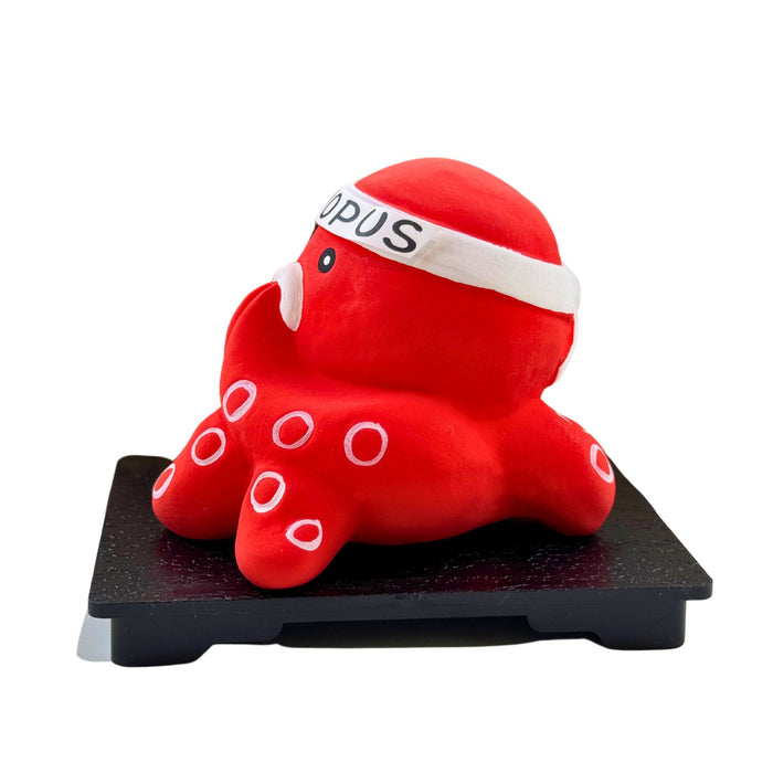 Inori no Akai Tako Okimono (祈りの赤い蛸の置物) - "Praying Red Octopus" Ornament