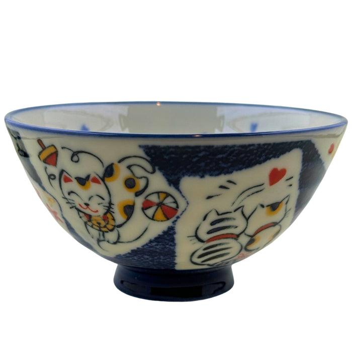 Maneki Neko no Megumi Wan (招き猫の恵み碗) - "Blessings of the Beckoning Cat" Bowl