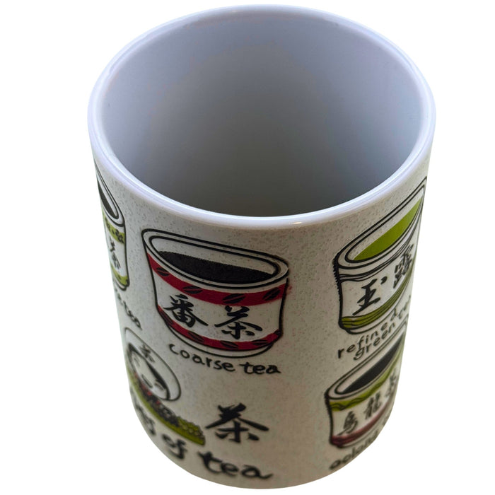 Nihon no Ocha Shurui Kappu (日本のお茶種類カップ) - "Varieties of Japanese Tea" Cup