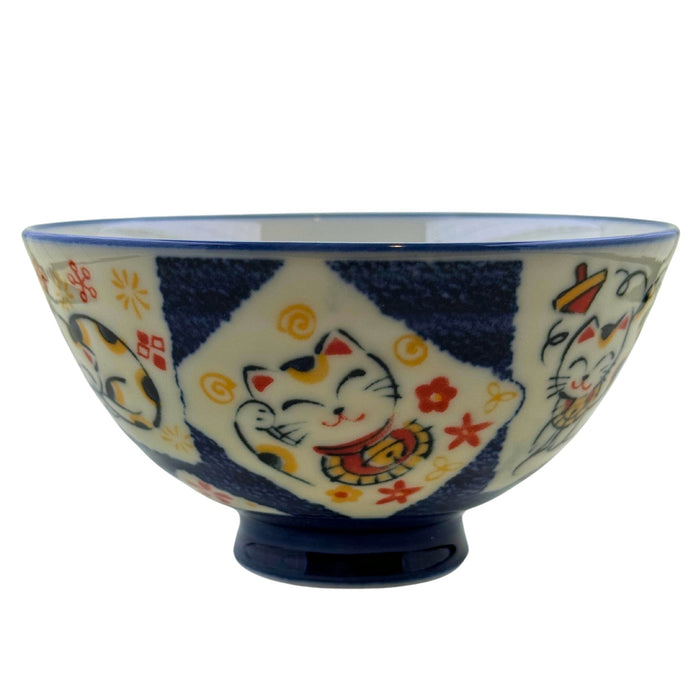 Maneki Neko no Megumi Wan (招き猫の恵み碗) - "Blessings of the Beckoning Cat" Bowl