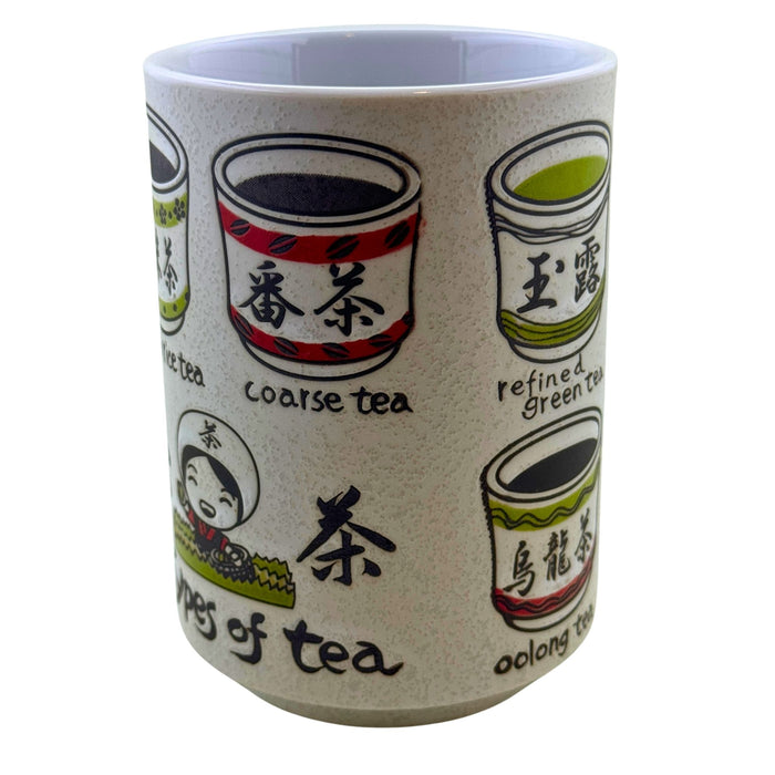 Nihon no Ocha Shurui Kappu (日本のお茶種類カップ) - "Varieties of Japanese Tea" Cup