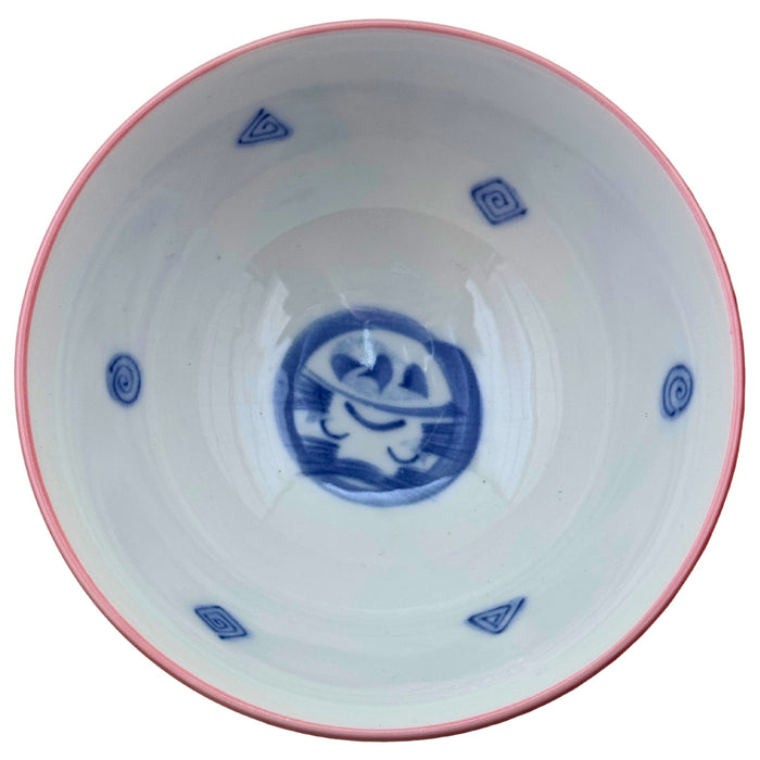 Daruma Fukuju Wan (達磨福寿碗) - "Daruma Good Fortune" Bowl