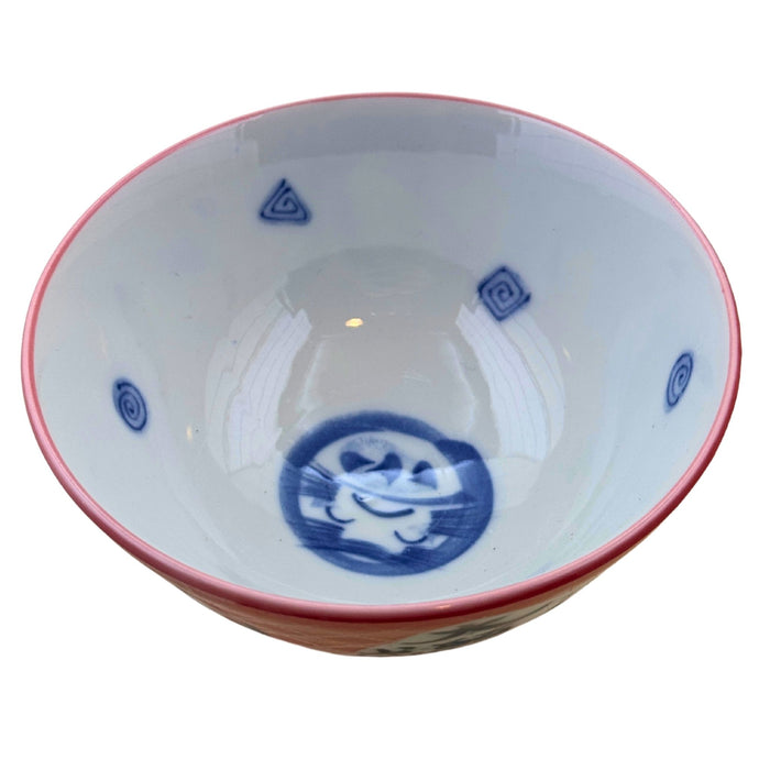 Daruma Fukuju Wan (達磨福寿碗) - "Daruma Good Fortune" Bowl