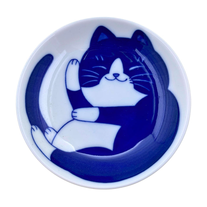 Maneku Neko Sara (招く猫皿) - "Waving Cat" Plate