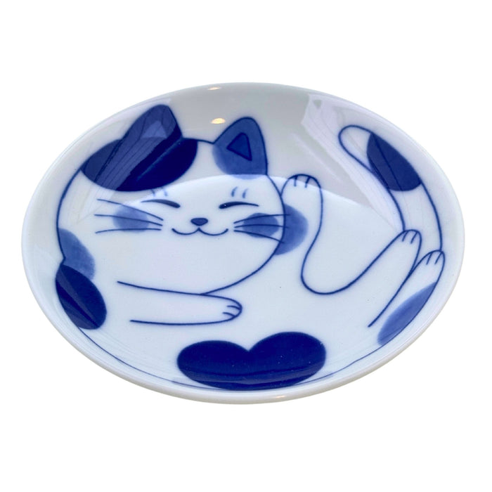 Ai no Messeji Neko Sara (愛のメッセージ猫皿) - "Love Message Cat" Plate