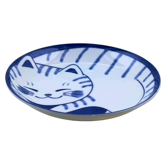 Nemureru Neko no Sara (眠れる猫の皿) - "Sleeping Cat" Plate