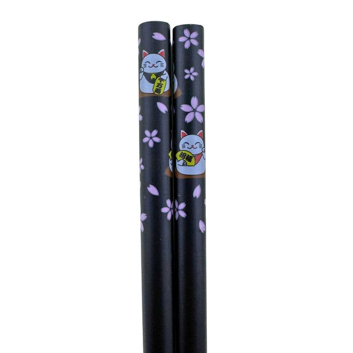 Maneki Neko no Sakura (招き猫の桜) - "Beckoning Cat Cherry Blossoms" Chopsticks